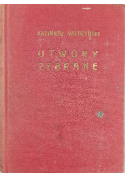 Utwory zebrane 1933 r.