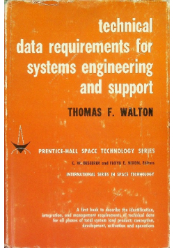 Technical Data Requirements for Systems Engineering and Support