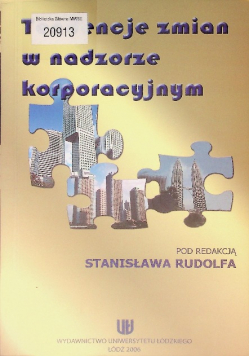 Tendencje Zmian W Nadzorze Korporacyjnym