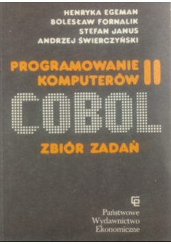 Programowanie komputerów II Cobol Zbiór zadań