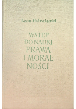 Wstęp do nauki prawa i moralności