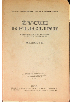 Życie religijne 1936 r.