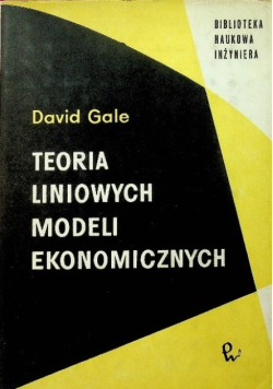 Teoria liniowych modeli ekonomicznych