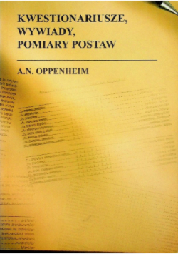 Kwestionariusze wywiady pomiary postaw