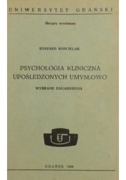 Psychologia Kliniczna upośledzonych umysłowo
