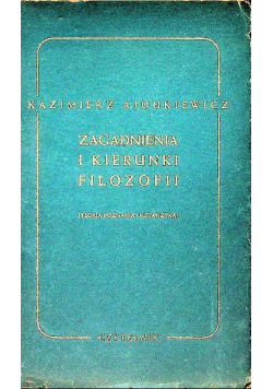 Zagadnienia i kierunki filozofii 1949 r.
