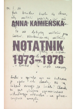 Notatnik 1973 - 1979