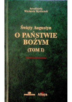 O Państwie Bożym Tom I