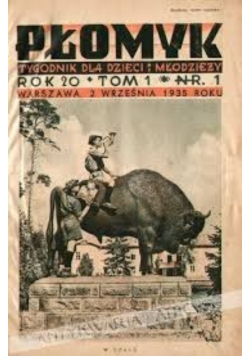 Płomyk tygodnik dla dzieci i młodzieży Tom 1 1935r.