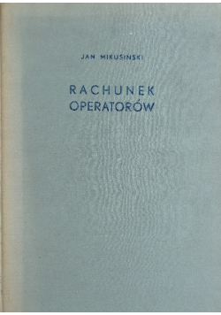 Rachunek operatorów