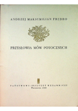 Przysłowia mów potocznych