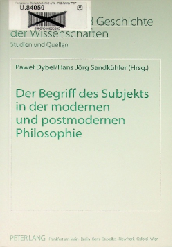 Der Begriff des Subjekts in der modernen und postmodernen Philosophie