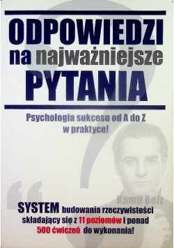 Odpowiedzi na pytania najważniejsze