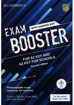 Exam Booster for A2 Key and A2 Key for Schools with Answer Key with Audio for the Revised 2020 Exams