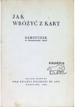 Jak Wróżyć z Kart 1933 r.