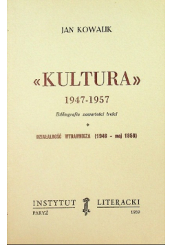 Kultura 1947 - 1957