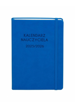 Kalendarz 2025/2026 A5 nauczyciela TDW niebieski