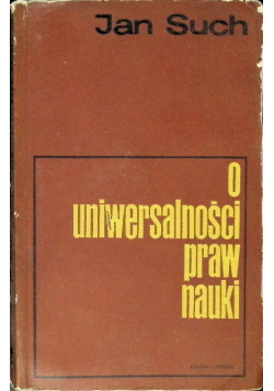 O uniwersalności praw nauki