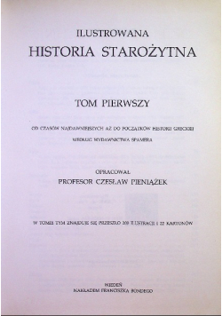 Ilustrowana historia starożytna Tom I