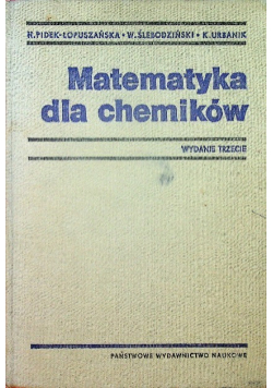 Matematyka dla chemików
