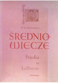 Średniowiecze Studia o kulturze