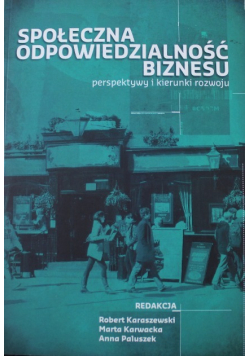 Społeczna odpowiedzialność biznesu