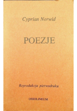 Norwid Poezje