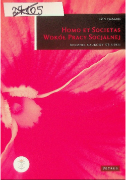 Homo et Societas Nr 6 / 2021