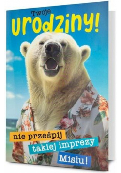 Karnet B6 Urodziny