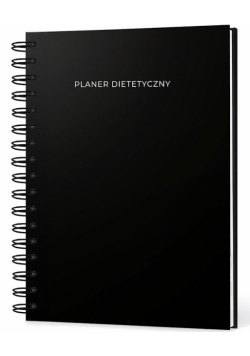 Planer dietetyczny. Dziennik treningowy notes
