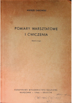 Pomiary warsztatowe i ćwiczenia
