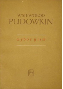 Pudowkin Wybór pism