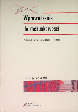 Wprowadzenie do rachunkowości
