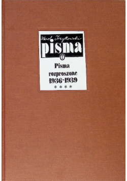Pisma rozproszone 1932-1935
