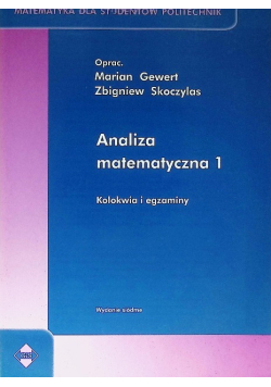 Analiza Matematyczna Tom 1