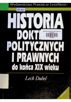 Historia doktryn politycznych i prawnych do końca XIX wieku