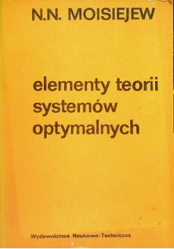 Elementy teorii systemów optymalnych