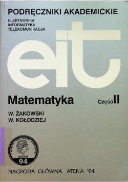Podręczniki Akademickie Matematyka część 2