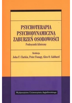 Psychoterapia psychodynamiczna zaburzeń osobowości