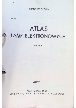 Atlas lamp elektronowych Tom II
