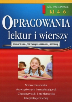 Opracowania lektur i wierszy szkoła podstawowa klasa 4-6