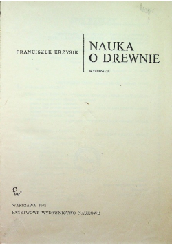 Nauka o Drewnie