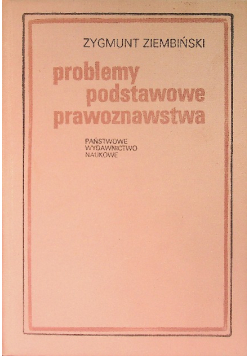 Problemy podstawowe prawoznawstwa