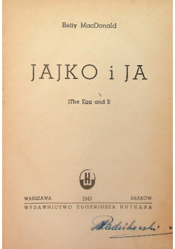 Jajko i ja 1949 r.