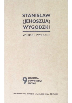 Wiersze wybrane Wygodzki