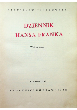 Dziennik Hansa Franka