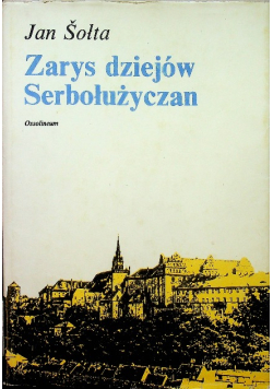 Zarys dziejów Serbołużyczan