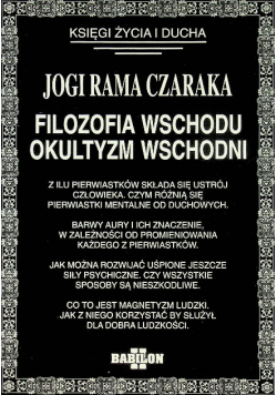 Filozofia wschodu okultyzm wschodni