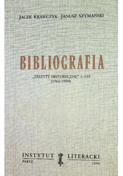 Bibliografia Zeszyty historyczne 1 - 110