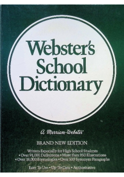Websters School Dictionary